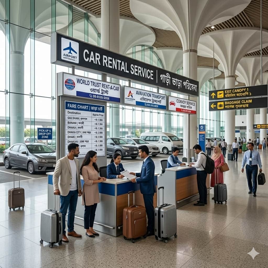 CAR RENTAL SERVICE in DHAKA
