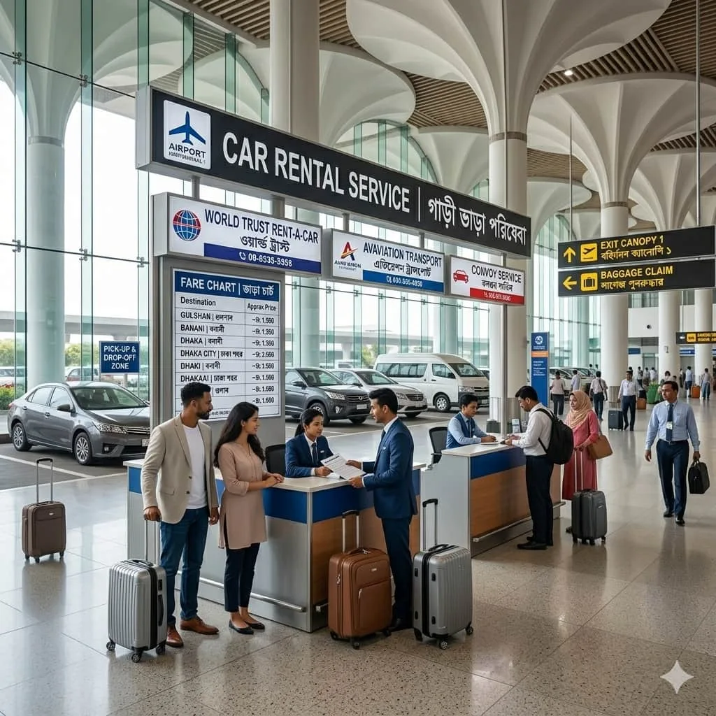 CAR RENTAL SERVICE in DHAKA